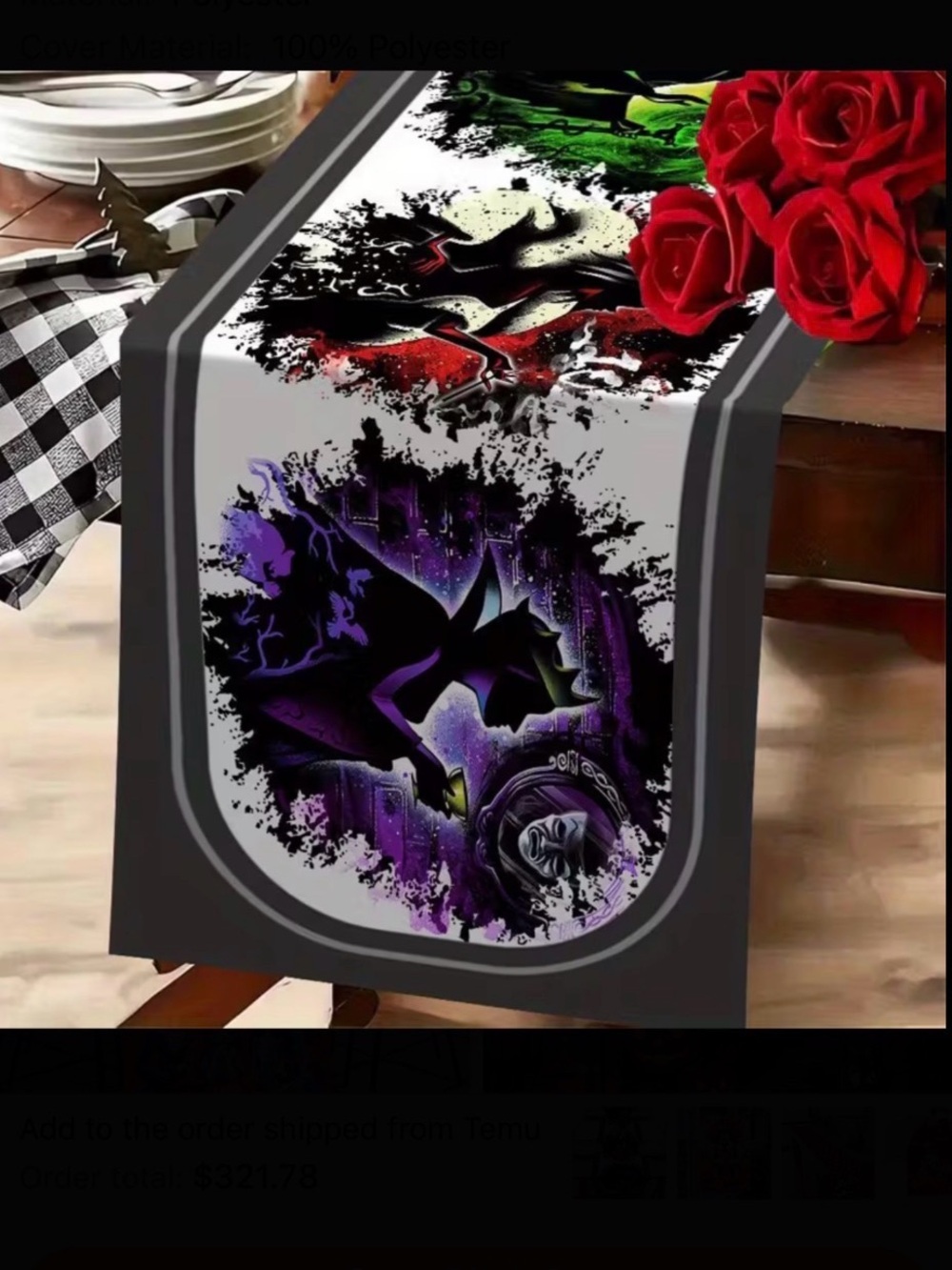 Villains Table Runner